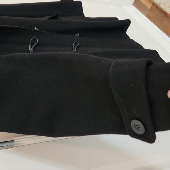 Jones New York, size Large, Black wool hooded coat - Picture 6 of 10